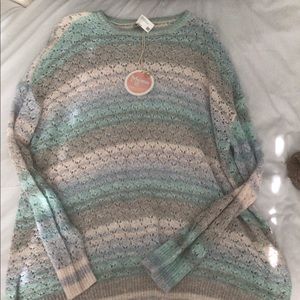 Mumu~~Open weave sweater